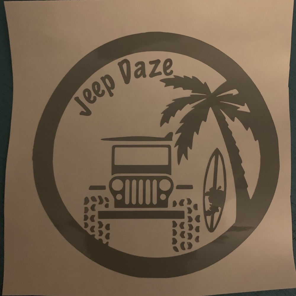 Jeep Daze decal